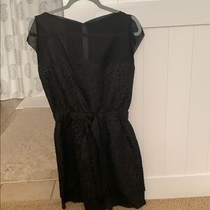 Elegant Black Lace Dress